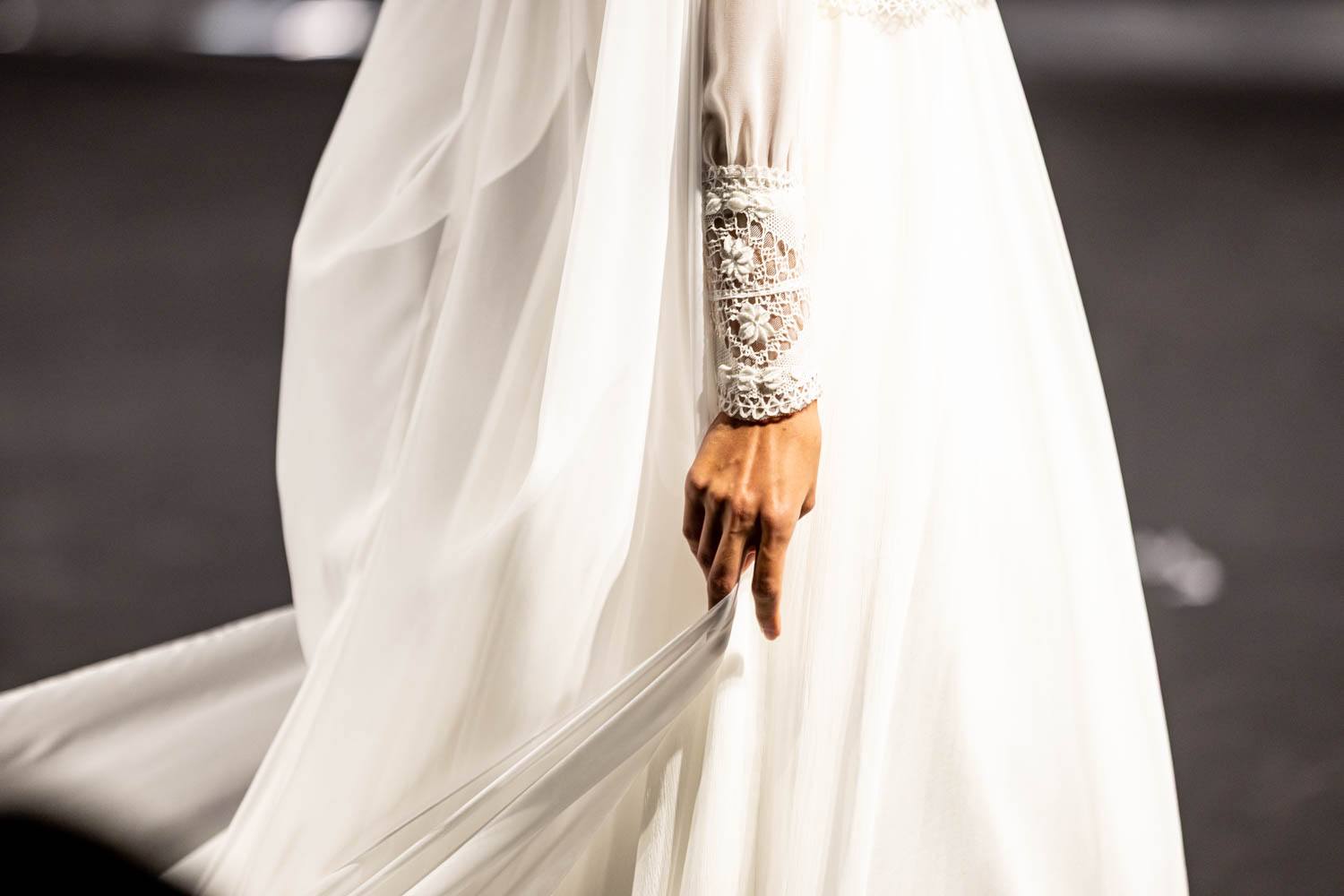 O Encaixe de Camariñas brilla con luz propia nas coleccións dos Grandes Deseñadores da Mostra 