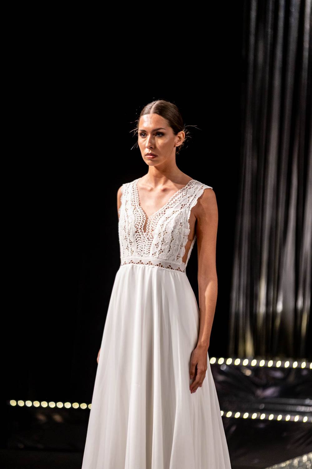 O Encaixe de Camariñas brilla con luz propia nas coleccións dos Grandes Deseñadores da Mostra 