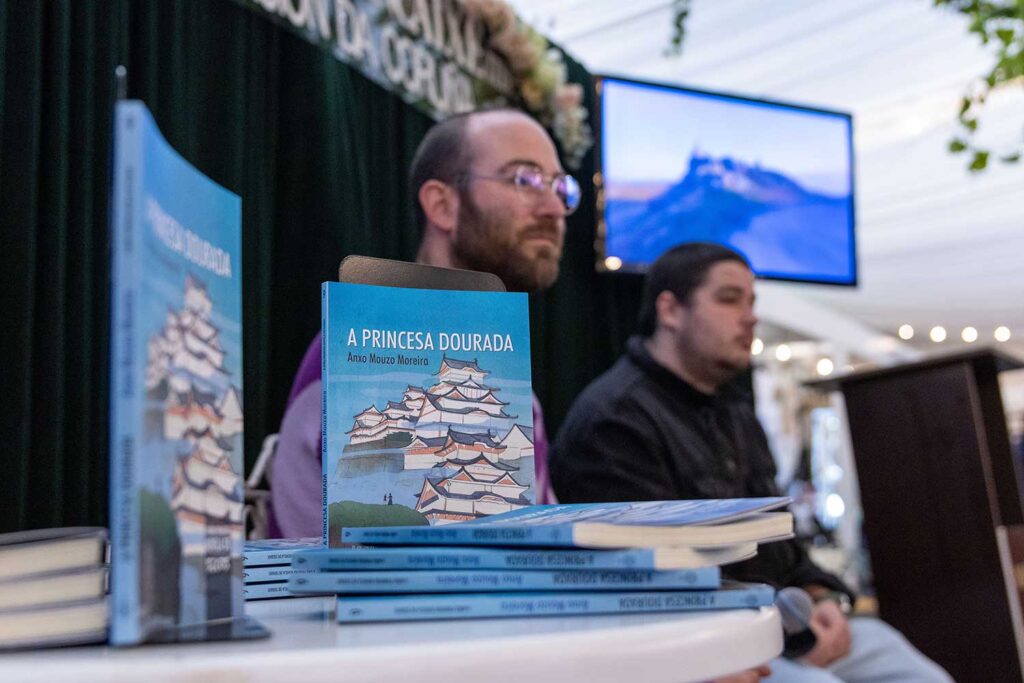 Nerea Pallares, con ‘Punto de Araña’ e Anxo Mouzo, con ‘A Princesa Dourada’, estrean as presentacións literarias da XXXV Mostra do Encaixe 2 Nerea Pallares, con ‘Punto de Araña’ e Anxo Mouzo, con ‘A Princesa Dourada’, estrean as presentacións literarias da XXXV Mostra do Encaixe